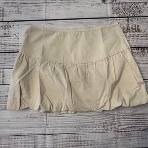 Elodie Cream Mini Skirt
